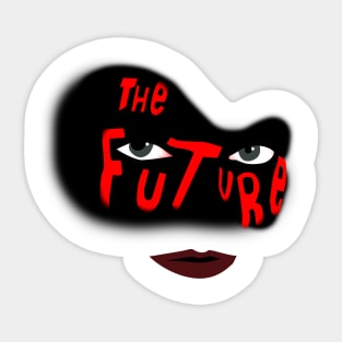 mask of the future red fanmade Sticker